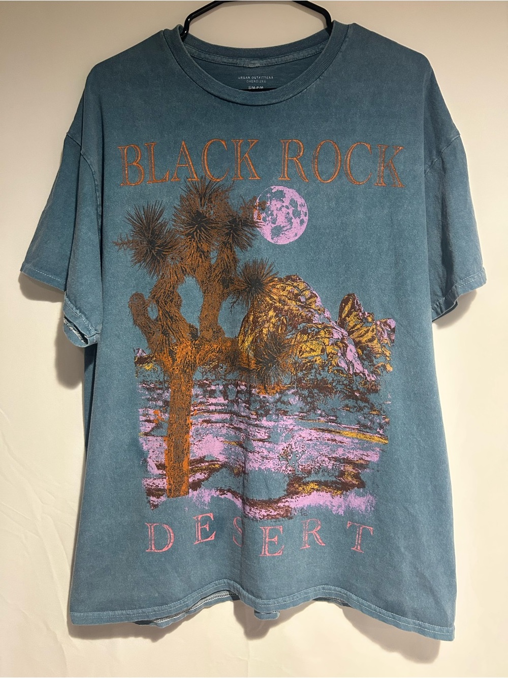 Urban Outfitters Blue 'Black Rock Desert' Graphic Tee